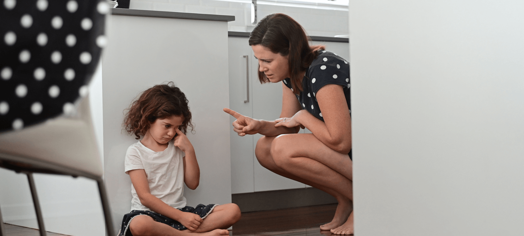 Mamma gestisce figlio