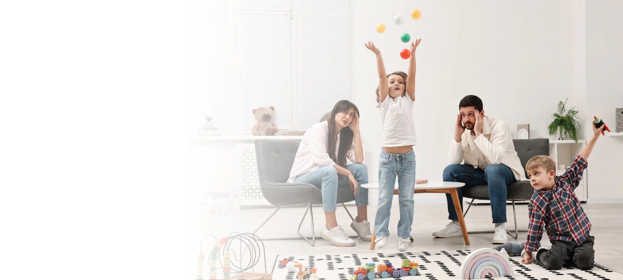 Genitori gestiscono i propri figli